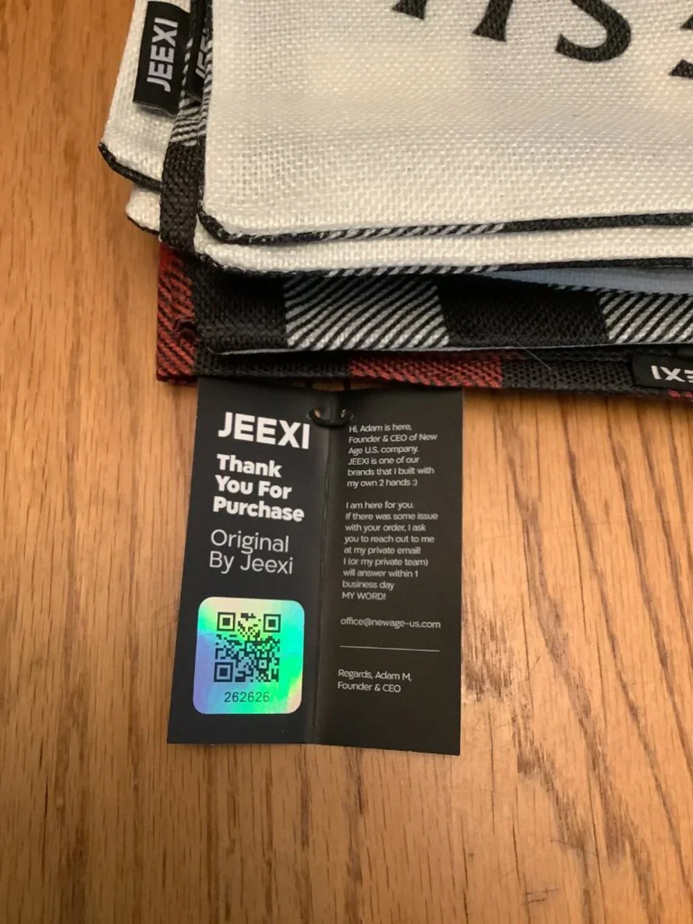 Set of Four Farmhouse Christmas/Holiday Pillow Covers by Jeexi